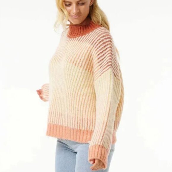 Rip Curl Soleil Rib Knit Crewneck Sweater - Picture 4 of 4